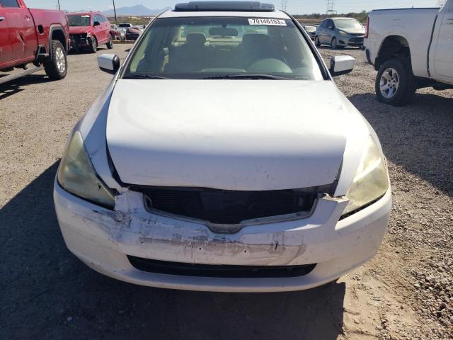 1HGCM66573A015246 - 2003 HONDA ACCORD LX EX WHITE photo 5