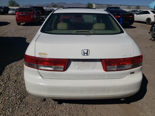 1HGCM66573A015246 - 2003 HONDA ACCORD LX EX WHITE photo 6