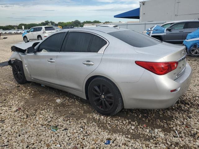 JN1BV7AR9EM695842 - 2014 INFINITI Q50 BASE SILVER photo 2