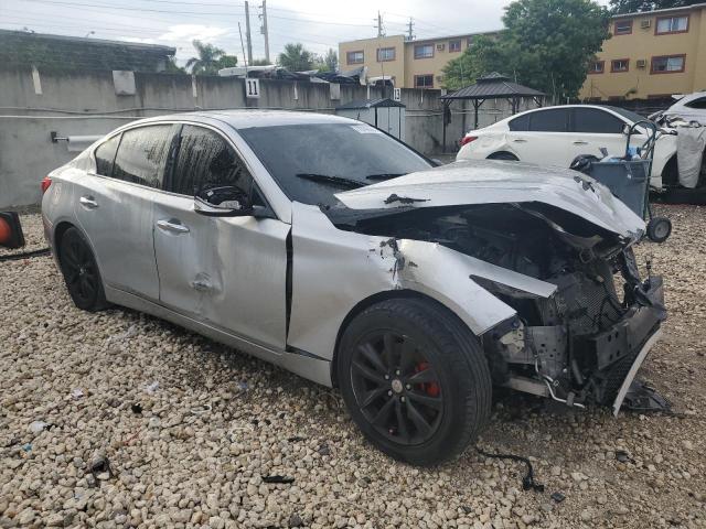 JN1BV7AR9EM695842 - 2014 INFINITI Q50 BASE SILVER photo 4