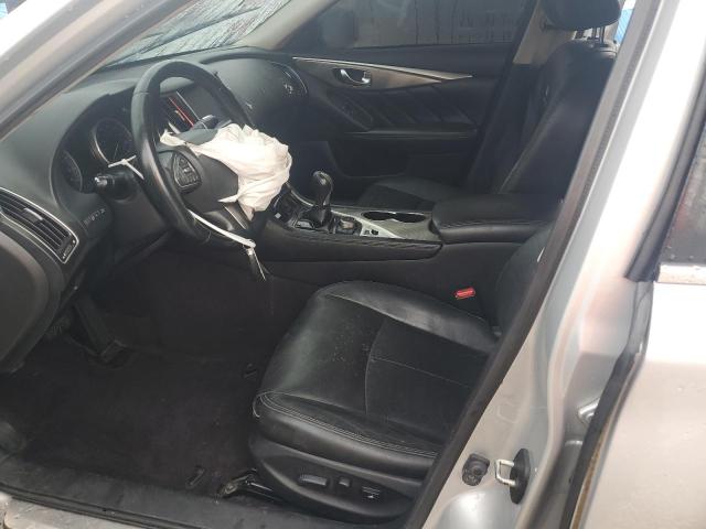 JN1BV7AR9EM695842 - 2014 INFINITI Q50 BASE SILVER photo 7