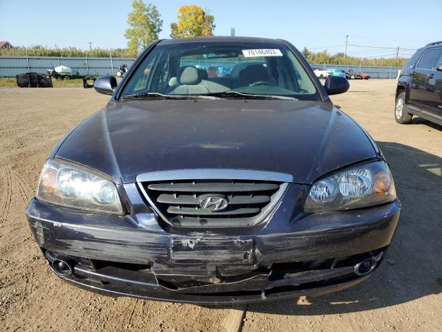 KMHDN46D75U970086 - 2005 HYUNDAI ELANTRA GLS BLUE photo 5