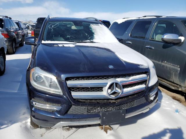 4JGDF7CE9DA226095 - 2013 MERCEDES-BENZ GL 450 4MATIC BLUE photo 5