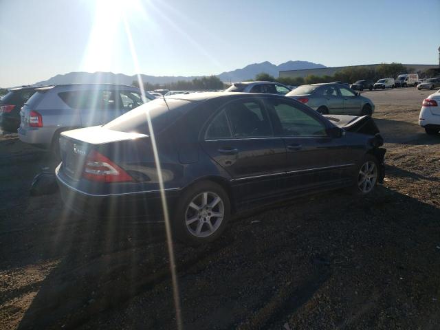 WDBRF92H97F902519 - 2007 MERCEDES-BENZ C 280 4MATIC BLUE photo 3