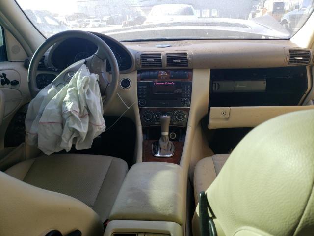 WDBRF92H97F902519 - 2007 MERCEDES-BENZ C 280 4MATIC BLUE photo 8