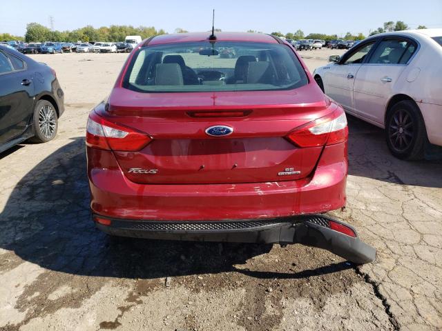 1FADP3F28EL105095 - 2014 FORD FOCUS SE RED photo 6