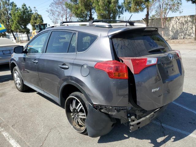 2T3ZFREV1FW182472 - 2015 TOYOTA RAV4 LE GRAY photo 2