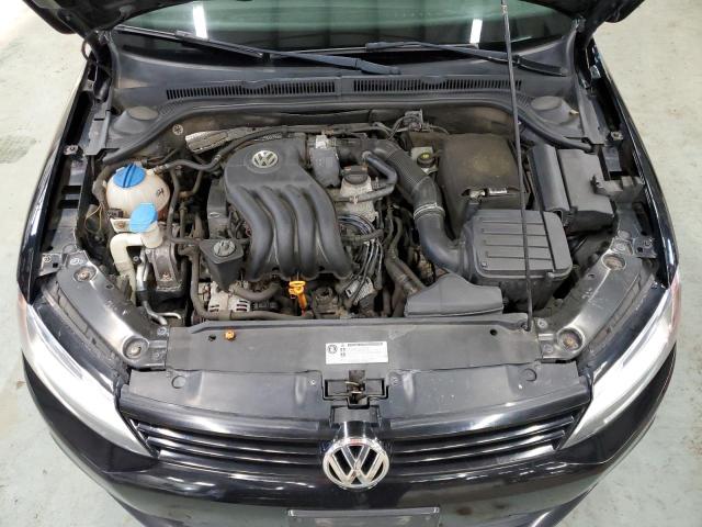 3VW2K7AJ4BM053705 - 2011 VOLKSWAGEN JETTA BASE 黑色 照片 11