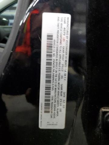 3VW2K7AJ4BM053705 - 2011 VOLKSWAGEN JETTA BASE 黑色 照片 12