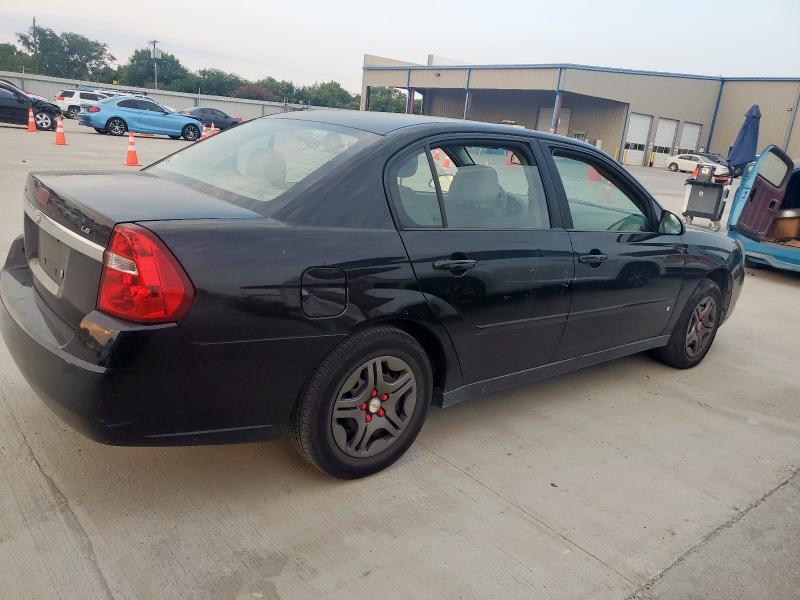 1G1ZS51FX6F208578 - 2006 CHEVROLET MALIBU LS შავი ფოტო 3