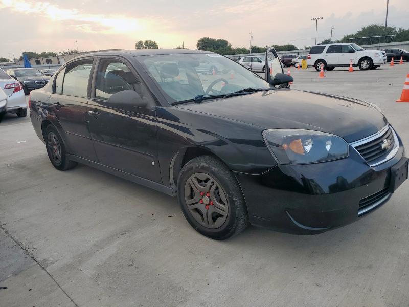 1G1ZS51FX6F208578 - 2006 CHEVROLET MALIBU LS შავი ფოტო 4