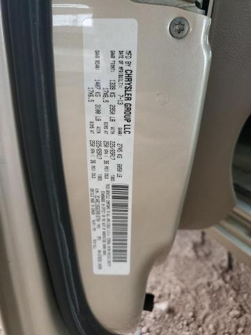 2C4RC1BG6DR818794 - 2013 CHRYSLER TOWN & COU TOURING TAN photo 13