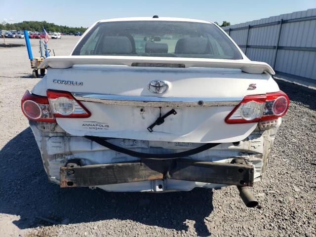 2T1BU4EEXDC038226 - 2013 TOYOTA COROLLA BASE თეთრი ფოტო 6