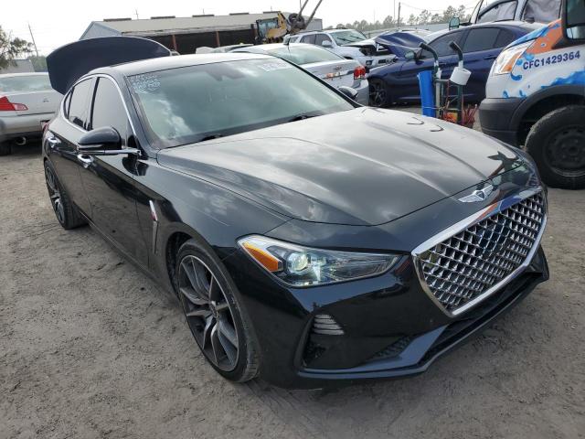 KMTG24LA0KU021092 - 2019 GENESIS G70 SPORT BLUE photo 4