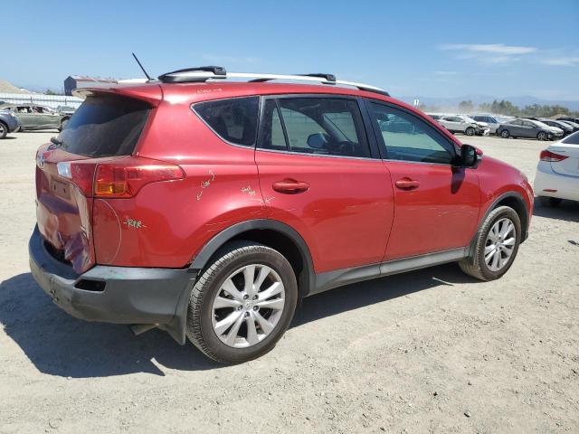 2T3DFREV2FW367950 - 2015 TOYOTA RAV4 LIMITED RED photo 3