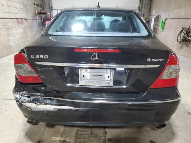 WDBUF87X48B207118 - 2008 MERCEDES-BENZ E 350 4MATIC BLACK photo 6