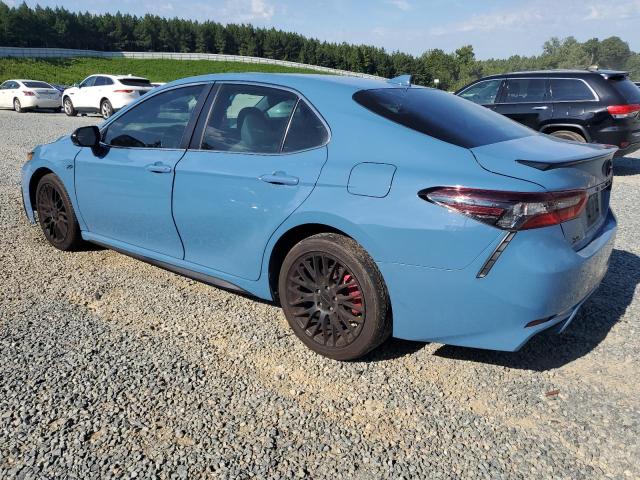 4T1G11AK5PU146829 - 2023 TOYOTA CAMRY SE NIGHT SHADE BLUE photo 2