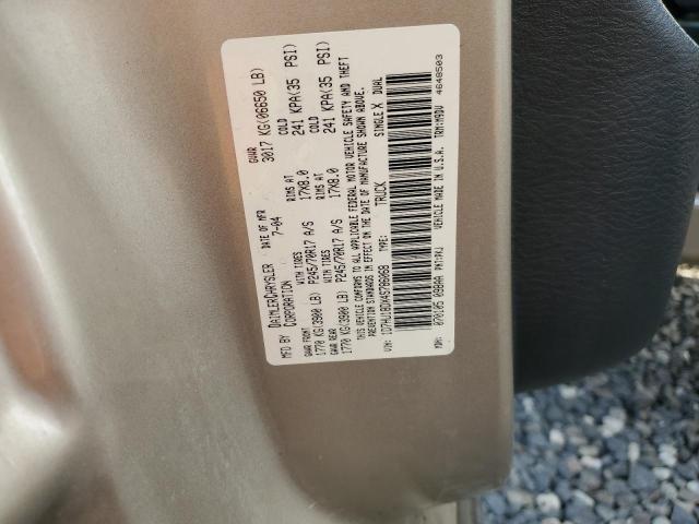 1D7HU18DX4S786068 - 2004 DODGE RAM 1500 ST TAN photo 12