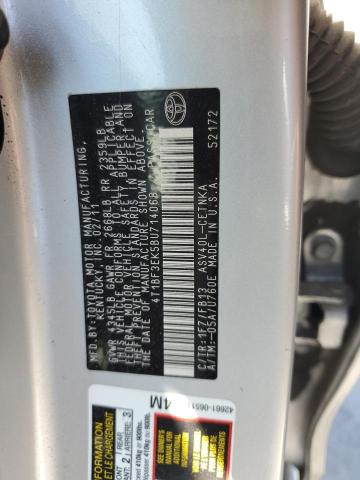 4T1BF3EK5BU714068 - 2011 TOYOTA CAMRY BASE Gümüş fotoğraf 12