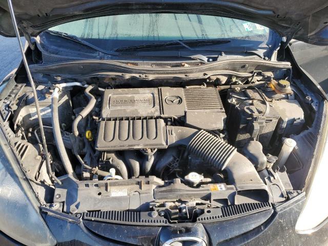 JM1DE1KZXC0146432 - 2012 MAZDA MAZDA2 أسود صورة 11