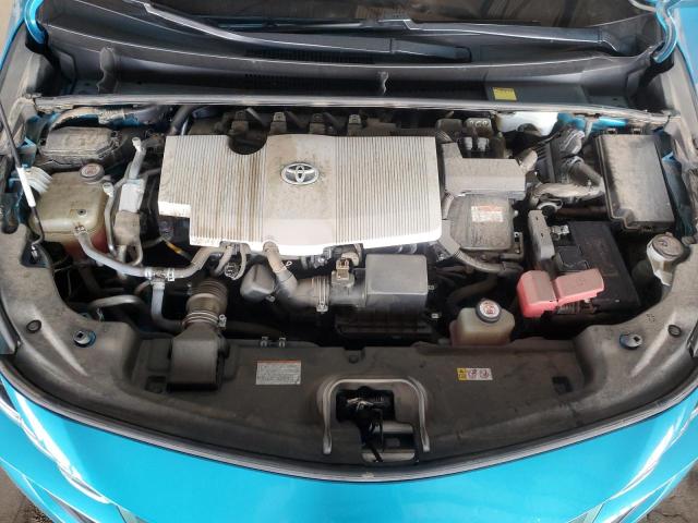 JTDKARFP0H3051460 - 2017 TOYOTA PRIUS PRIM ლურჯი ფოტო 11