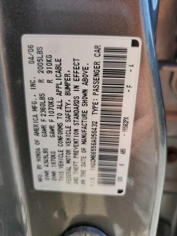 1HGCM66556A056432 - 2006 HONDA ACCORD EX GRAY photo 13