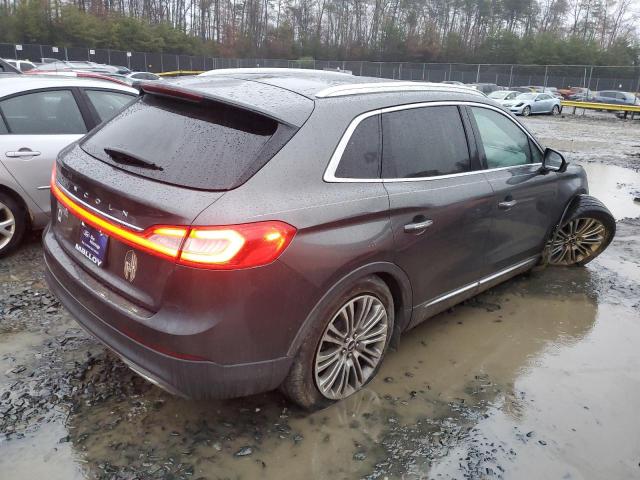 2LMPJ6LR1JBL13986 - 2018 LINCOLN MKX RESERVE Մոխրագույն լուսանկար 3