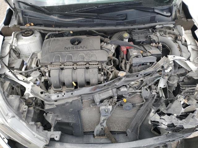 3N1AB7AP9KY325888 - 2019 NISSAN SENTRA S თეთრი ფოტო 11