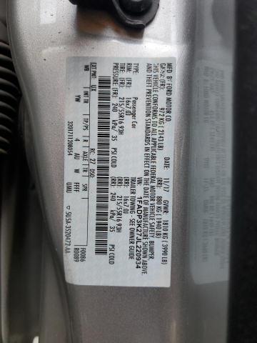 1FADP3K27JL220934 - 2018 FORD FOCUS SE 银色 照片 12