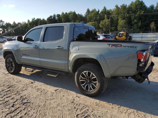 3TMAZ5CN7NM166941 - 2022 TOYOTA TACOMA DOUBLE CAB GRAY photo 2