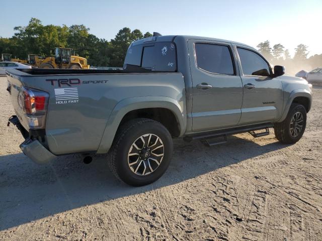 3TMAZ5CN7NM166941 - 2022 TOYOTA TACOMA DOUBLE CAB GRAY photo 3