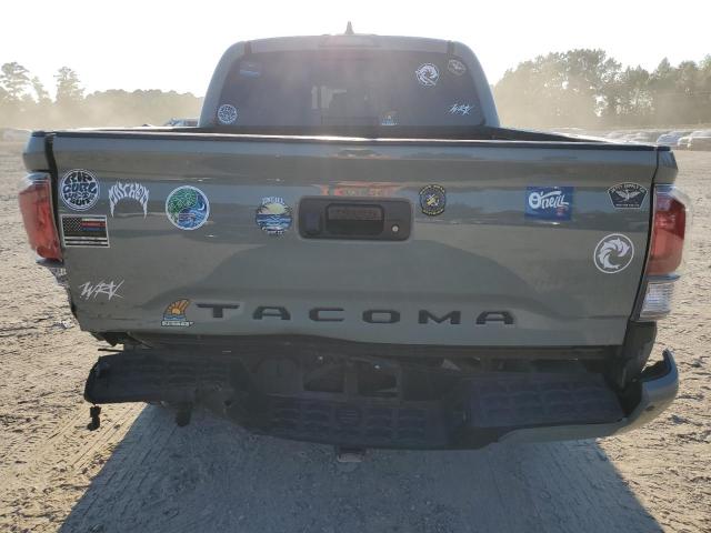 3TMAZ5CN7NM166941 - 2022 TOYOTA TACOMA DOUBLE CAB GRAY photo 6