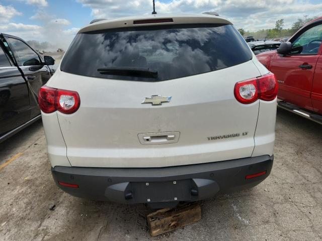 1GNKRJED2BJ131936 - 2011 CHEVROLET TRAVERSE LT WHITE photo 6