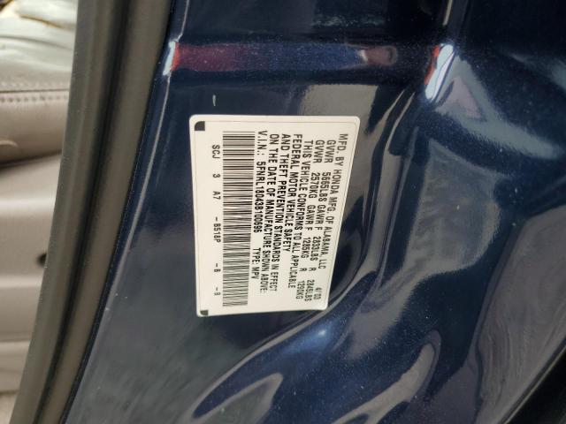 5FNRL18043B100696 - 2003 HONDA ODYSSEY EXL BLUE photo 13