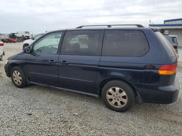5FNRL18043B100696 - 2003 HONDA ODYSSEY EXL BLUE photo 2
