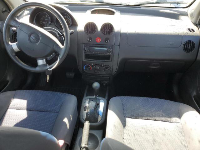 KL1TD66666B602521 - 2006 CHEVROLET AVEO BASE SILVER photo 8