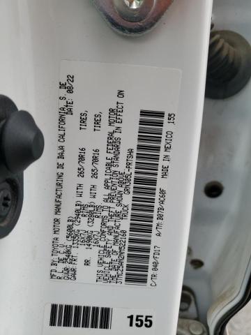 3TMCZ5AN2NM522160 - 2022 TOYOTA TACOMA DOUBLE CAB Ağ foto 13