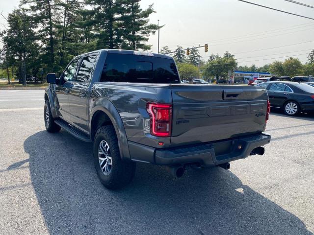 1FTFW1RGXHFB64413 - 2017 FORD F150 RAPTOR GRAY photo 4