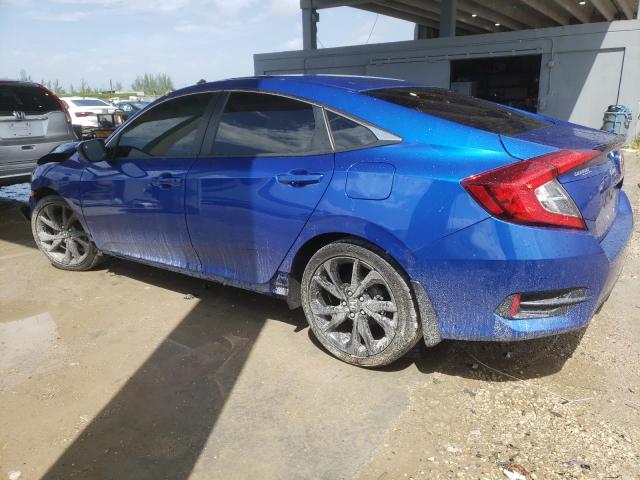 19XFC2F85KE038103 - 2019 HONDA CIVIC SPORT Azul foto 2