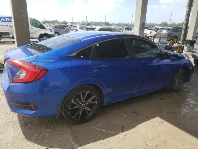 19XFC2F85KE038103 - 2019 HONDA CIVIC SPORT Azul foto 3