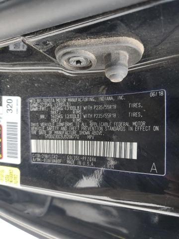 5TDDZ3DC9JS206770 - 2018 TOYOTA SIENNA XLE Negro foto 13