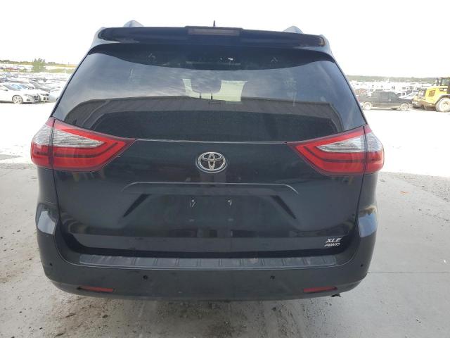 5TDDZ3DC9JS206770 - 2018 TOYOTA SIENNA XLE Negro foto 6