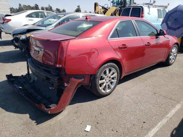 1G6DT57V190166213 - 2009 CADILLAC CTS HI FEATURE V6 RED photo 3