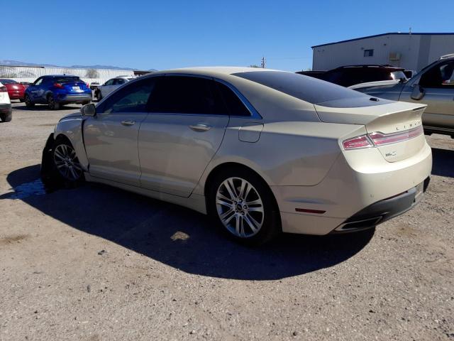 3LN6L2G95ER818389 - 2014 LINCOLN MKZ CREAM photo 2