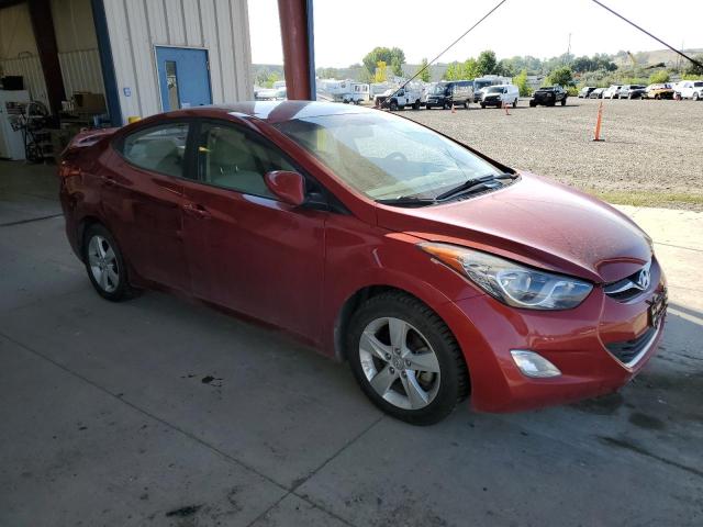 KMHDH4AE1DU709235 - 2013 HYUNDAI ELANTRA 4D GLS RED photo 4