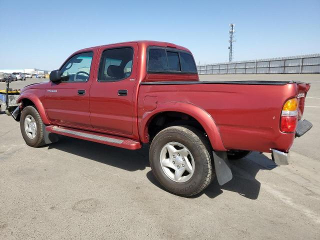 5TEGN92N13Z167808 - 2003 TOYOTA TACOMA DOUBLE CAB PRERUNNER RED photo 2