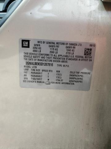 2GNALBEK5D1267816 - 2013 CHEVROLET EQUINOX LS GOLD photo 13