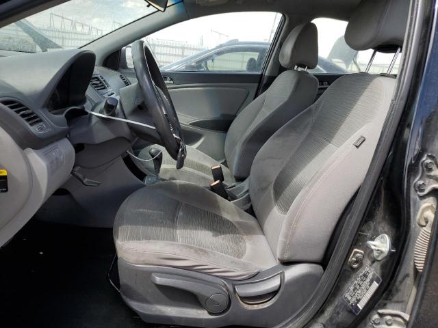 KMHCT4AE2GU016690 - 2016 HYUNDAI ACCENT SE BLACK photo 7