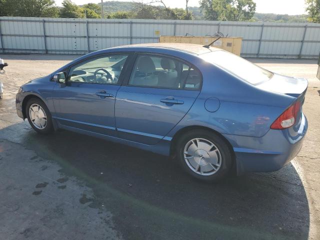 JHMFA362X9S001156 - 2009 HONDA CIVIC HYBRID BLUE photo 2