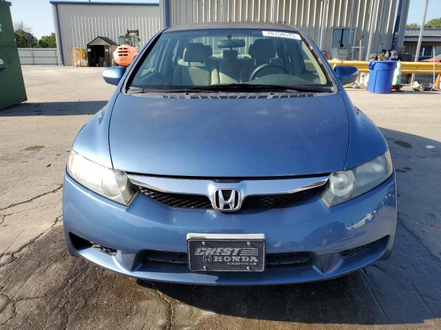 JHMFA362X9S001156 - 2009 HONDA CIVIC HYBRID BLUE photo 5